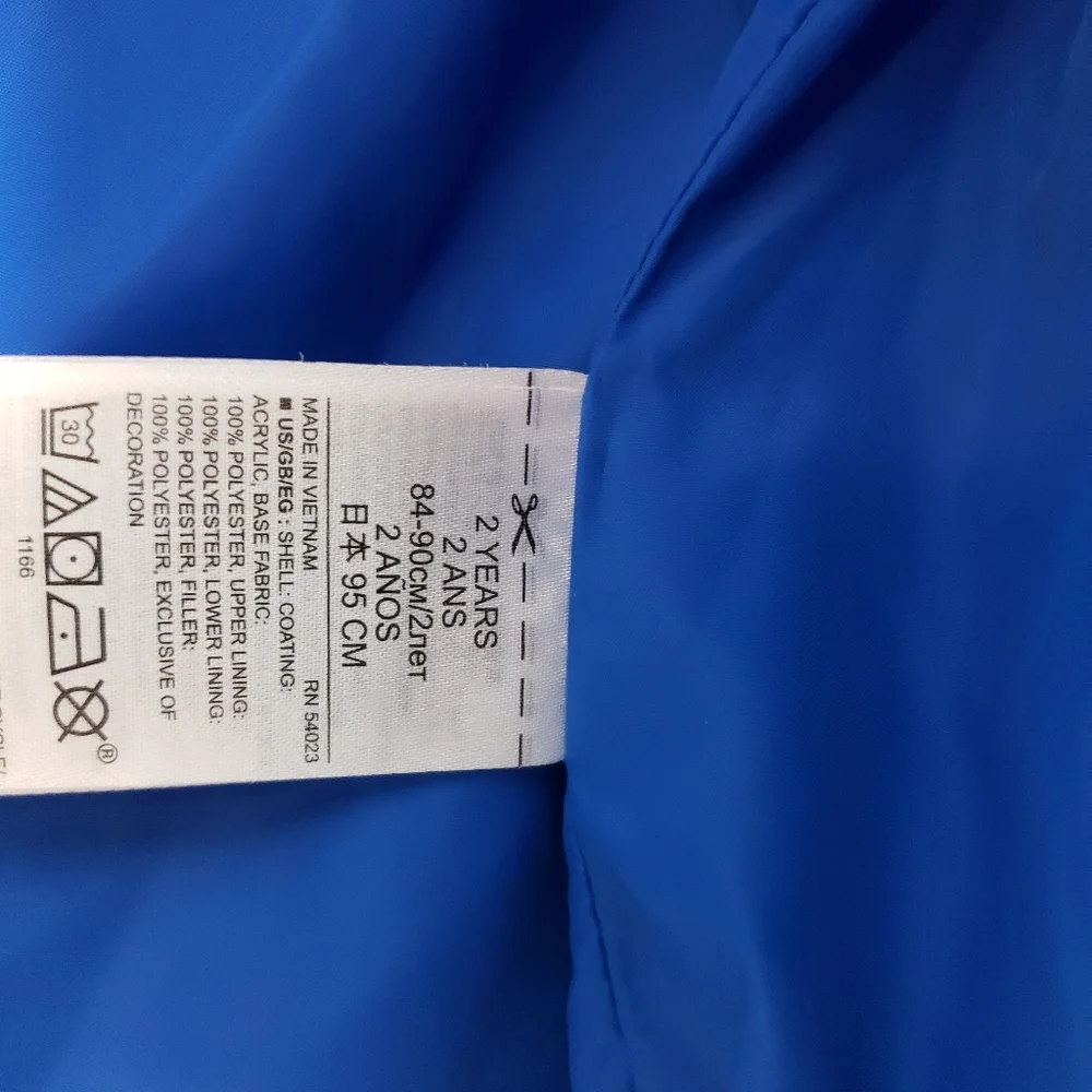 Baby Gap down alternative puffer vest‎ size 2 years